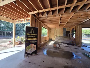Interior Framing Work at 9Builders Site