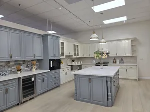 Elegant Kitchen Display with Large Island