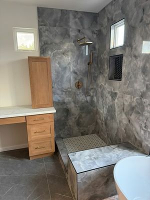 Bathroom Mirror with Double Sink