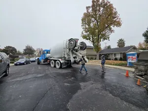 Concrete Pouring Record for Foundation in Santa Clara