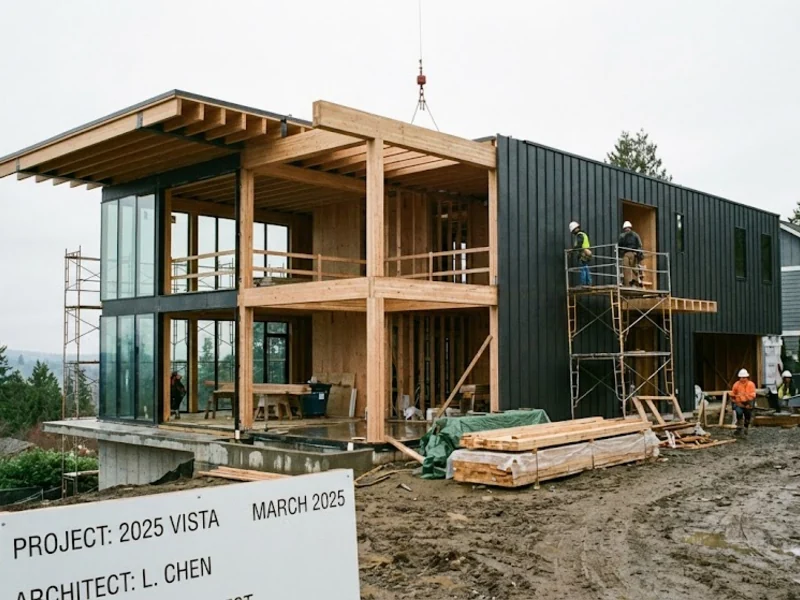 Modern home construction in the Bay Area showing new building trends in the Bay Area
