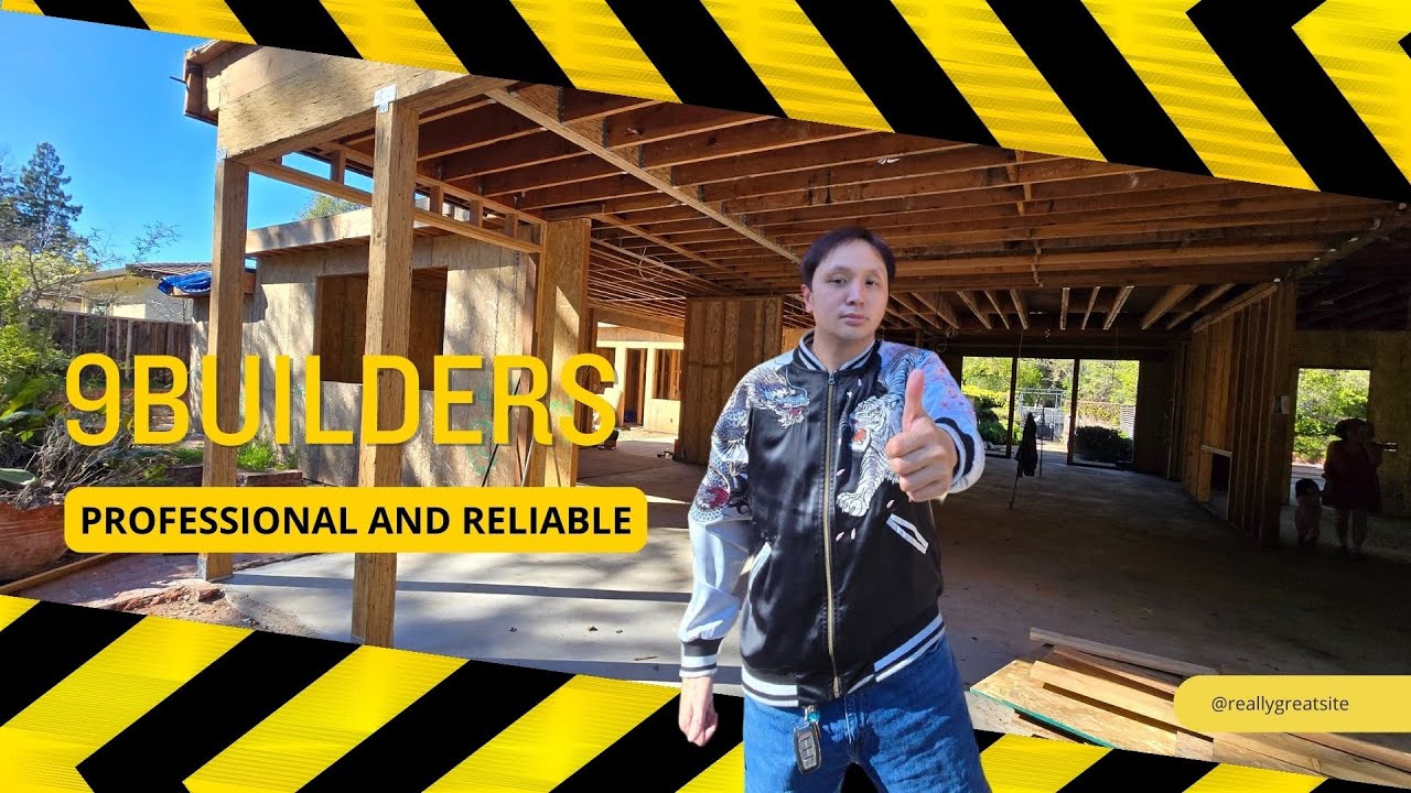 Framing Stage – New Residential Build on Athos Pl, Saratoga, CA 95070 | 4K Walkthrough | 9Builders