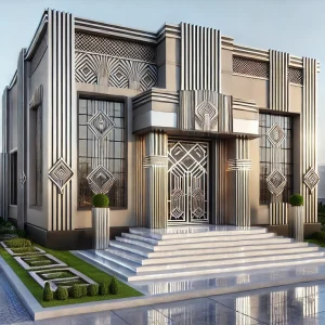 Art Deco-style house