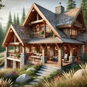 rustic-style house