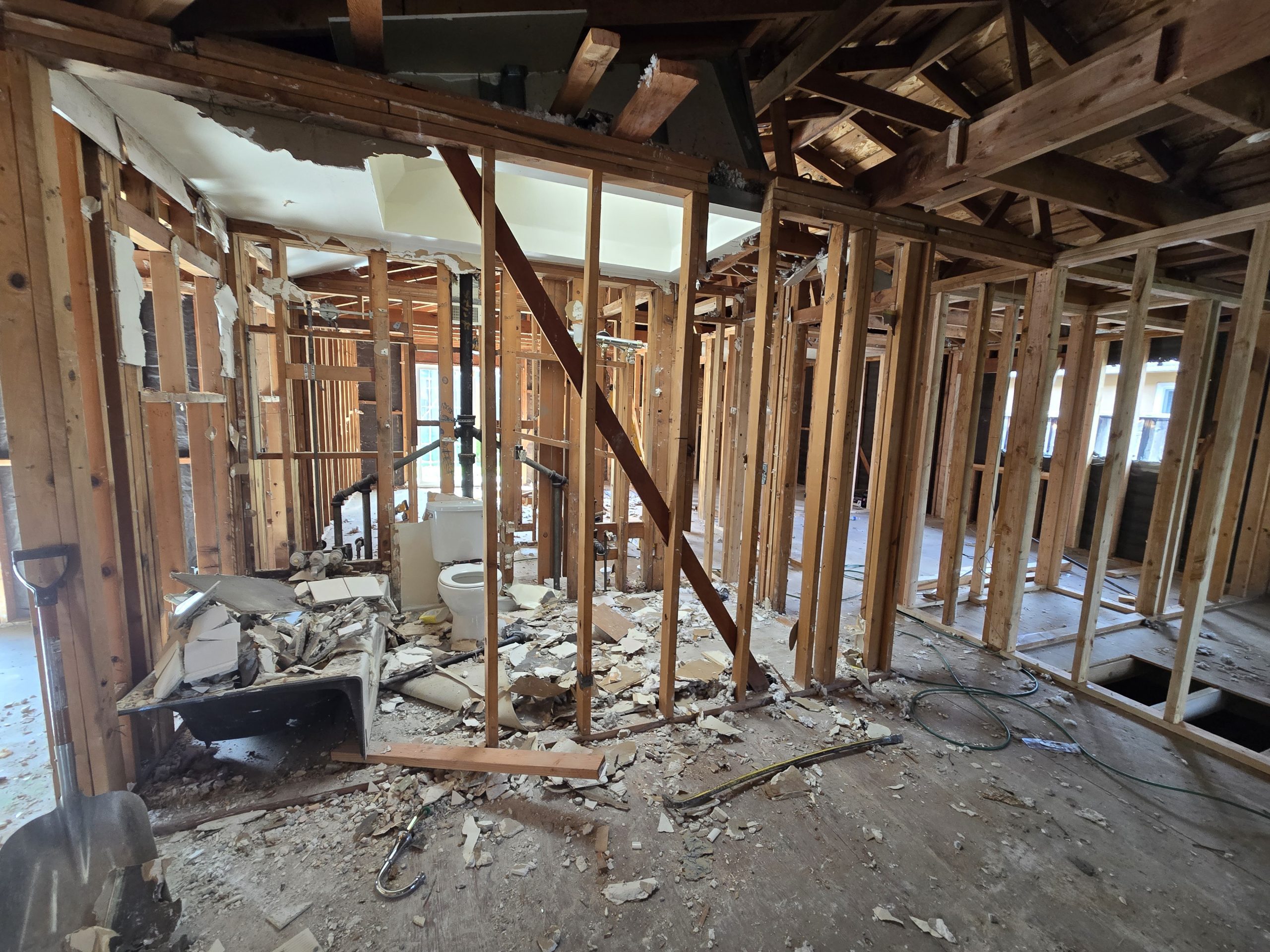 Bathroom Walls Demolished