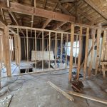 Entry Room Studs Installed