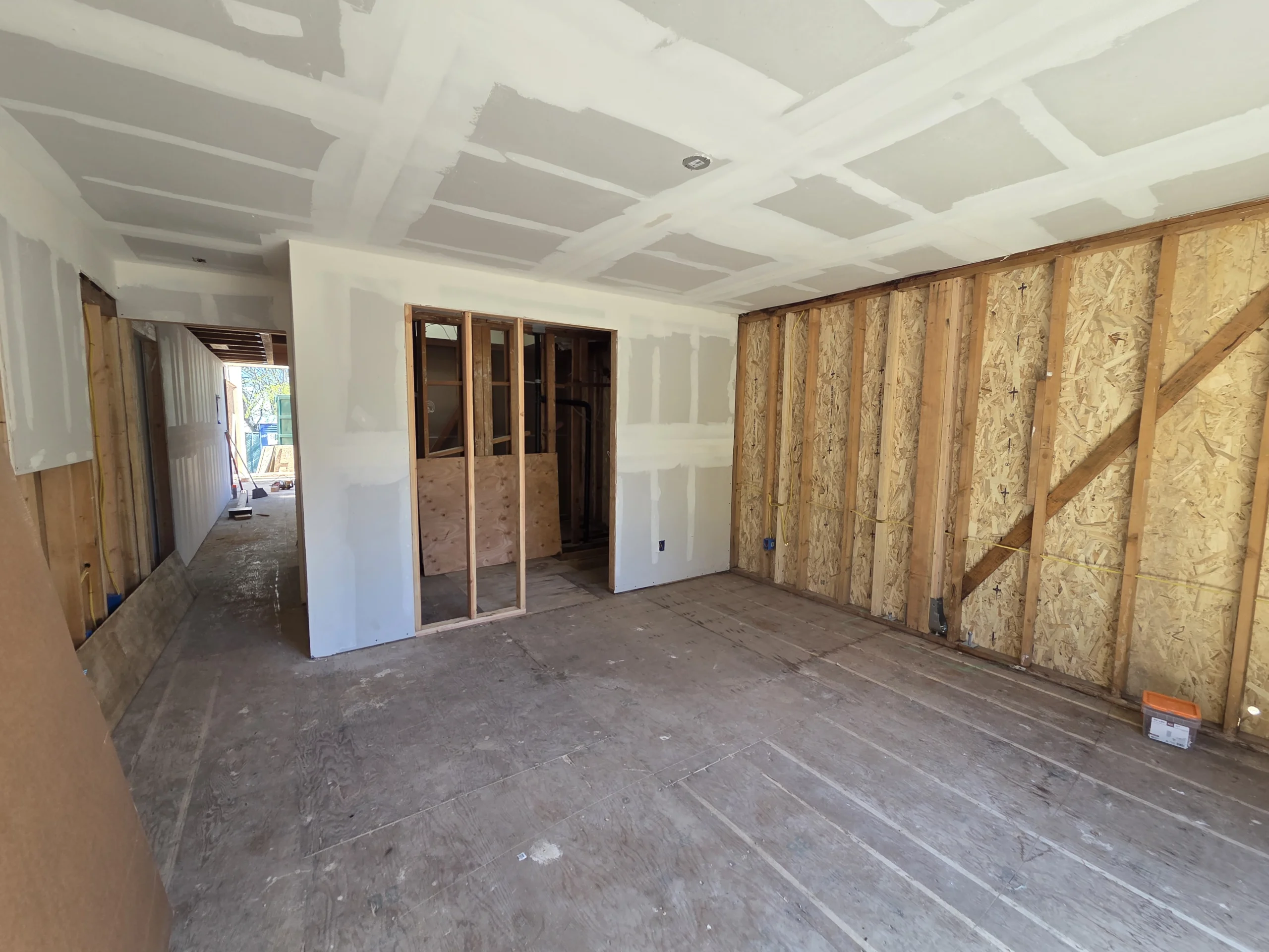 Interior Drywall Installation Progress at 9Builders Project