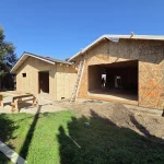 Exterior Framing and Work in Progress at 9Builders Project