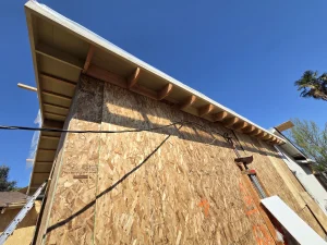 Roof and Wall Framing Under Construction at 9Builders Site