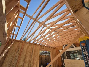 9Builders: Under Construction – Roof Trusses Taking Shape