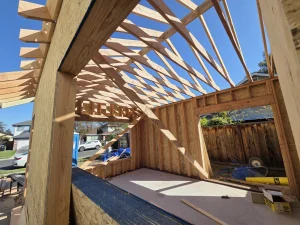 9Builders: Framing the Walls and Roof for a Spacious Home Expansion