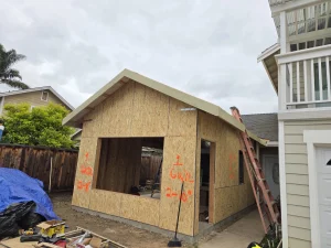 Framing in Progress – Starting the Structure for the ADU Addition