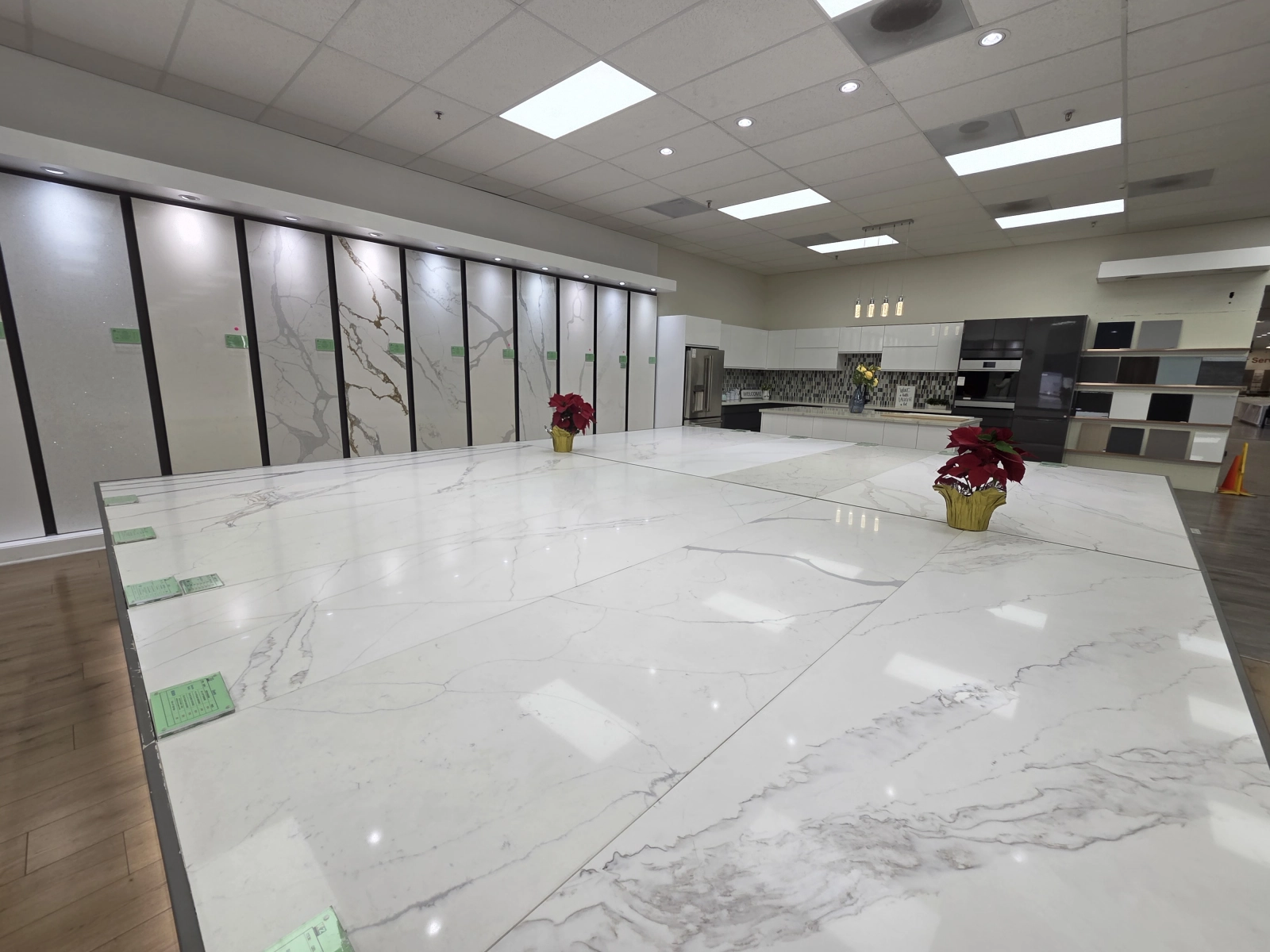 Spacious Showroom with Contemporary Flooring